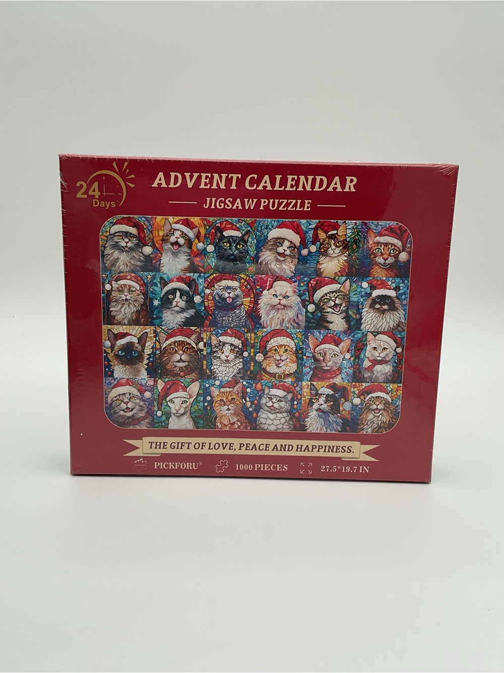 Advent Calendar Jigsaw Puzzle - Red Cat Portraits